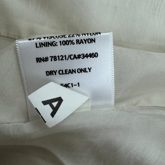 Eileen Fisher Sophisticated Textured Open Front Long Line Blazer Women's Size M - Picture 6 of 6